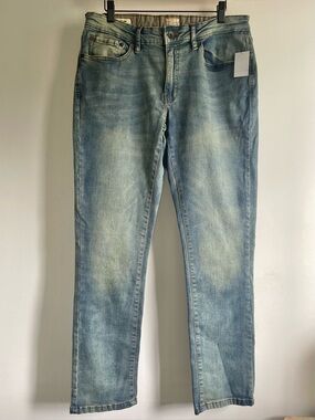 NWT Weatherproof Vintage Soft-Lux Slim Fit Jeans Blue 34x30 Stretch Denim Y2K